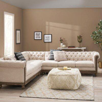 Darby Home Co Lamere 105" Wide Symmetrical Corner Sectional