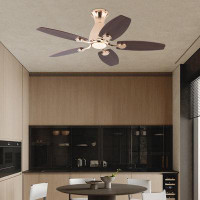 Wrought Studio 42" Modern Ceiling Fans With LED Lights and Remote Control