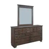 Progressive Furniture Inc. River Oaks 6 Drawer 64.75'' W Double Dresser with Mirror