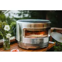Solo Stove Stainless Steel Freestanding Pizza Oven in Silver