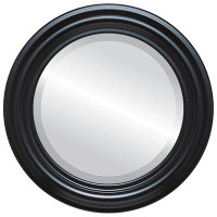Made in Canada - Charlton Home Wivenhoe Framed Round Accent Mirror