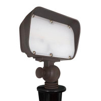 GKOplus 7W Low Voltage Outdoor LED Flood Light, Brown