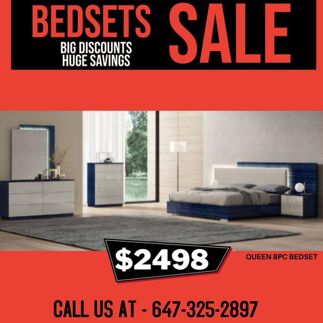 King LED Bedroom Set on Special Offer !! in Beds & Mattresses in Mississauga / Peel Region - Image 3