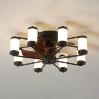 Latitude Run® Jackquelin 21.7'' Ceiling Fan with LED Lights