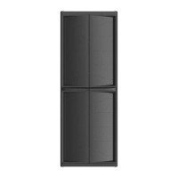 Hokku Designs Wardrobe Closet Freestanding Closet Cabinet With Wide Drawers Hanging Rod Armoire Clothes Organizer For Be