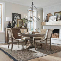 Canora Grey Sabila 6 - Person Solid Wood Dining Set