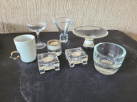 ONLINE AUCTION: Assorted Glass & Candle Ware