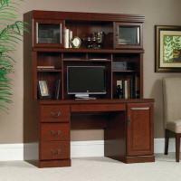 Darby Home Co Clintonville Executive Desk with Hutch