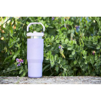 Fish hunter Stainless Steel Tumbler With Straw - Vacuum Insulated Water Bottle For Home, Office Or Car - Reusable Cup Wi