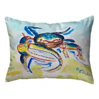 Highland Dunes Colourful Fiddler Crab Noncorded Indoor/Outdoor Pillow 11X14
