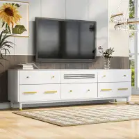 Latitude Run® 78.7'' TV Stand With Storage