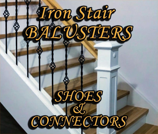 Iron Stair Balusters, Shoes, Connectors in Home Décor & Accents in Markham / York Region