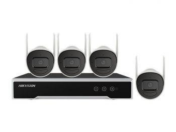 Hikvision 4-Channel 4MP Wi-Fi NVR with 1TB HDD & 4 X 4MP Wi-Fi Bullet Cameras Kit,EKI-K41B44W in Security Systems - Image 2