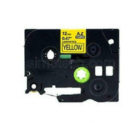 Weekly Promo! Brother TZe-631 Label Tape, 12mm (0.47), Black on Yellow, Compatible