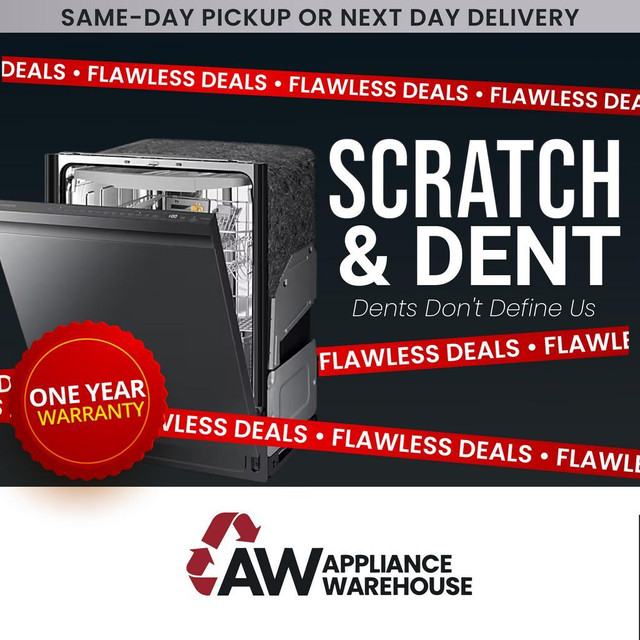 DISHWASHERS NEW UNBOXED SHOWROOM PIECES ALL MAKES AND MODELS IN STOCK!!!! in Dishwashers in Edmonton Area