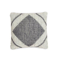 Foundry Select Foundry Select 20% Wool 80% Cotton Hand Woven Cushion Cover Peblo Pack Of 2 Bark
