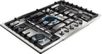 Bosch 800 Series 30 Inch Wide Gas Cooktop, (NGM8056UC) 5 Burners, 19K BTU, Stainless Steel. Super Sale $849.00 No Tax.