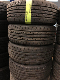 225 45 18 2 Bridgestone Ecopia Used A/S Tires With 95% Tread Left