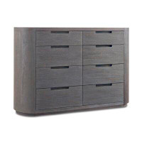Brownstone Furniture Palmer 8 Drawer 60" W Solid Wood Double Dresser