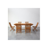 Tikamoon Capri Table And (6) Chairs Set