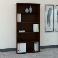 Bush Business Furniture 72.8" H x 35.7" W Standard Bookcase