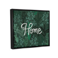 Stupell Industries Green Botanicals Plants Home Calligraphy Cottage Design Canvas Wall Art By Ilaria Benedetti