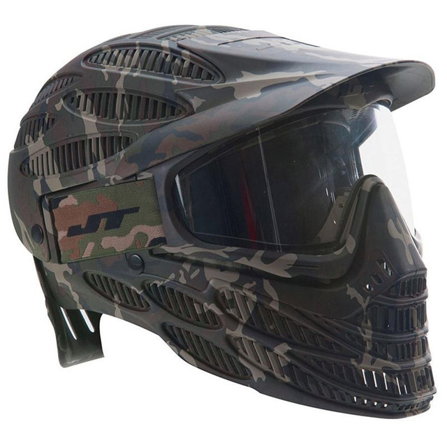 JT® Flex 8 Goggle Complete Coverage CAMO PAINTBALL MASK in Paintball