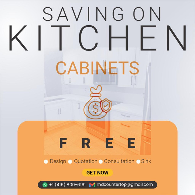 Buy Kitchen Cabinets around the best deals in Cabinets & Countertops in Mississauga / Peel Region