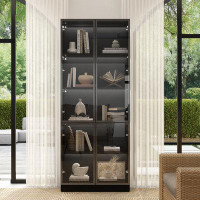 Latitude Run® Darlicia LED Bookcase Display Cabinet