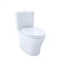 TOTO Aquia IV Two-Piece Dual-Flush Toilet Universal Height With Soft-Close Seat MS446124CEMFGN