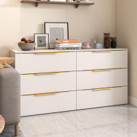 Wade Logan Annastin 62.9'' W Double Dresser With 6 Drawers