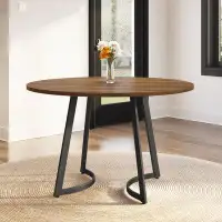 17 Stories Trestle Dining Table