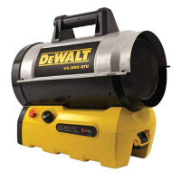 DeWalt Portable Propane Forced Air Utility Heater with Thermostat