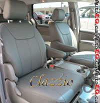 Clazzio Synthetic Leather Seat Covers (3 Rows) | 2011-2023 Toyota Sienna Minivan