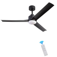Latitude Run® 52 Inch Modern Ceiling Fans With Lights