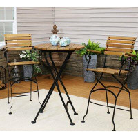 Canora Grey Manthey Round 2 - Person 24" Long Dining Set