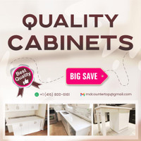SAVE BIG ON QUALITY CABINETS FOR YOUR HOME