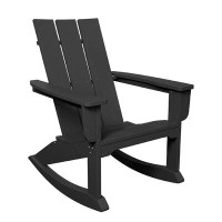 Rosecliff Heights HDPE Plastic Rocking Adirondack Chair