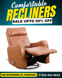 Brand New Recliner Chairs on Sale! Upto 60% OFF!!