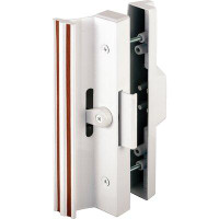Prime-Line Sliding Door Handle Set, White Aluminum And Diecast (1-Set)