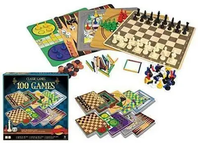 NEW 100 IN 1 GAME SET BOARD GAME 141525