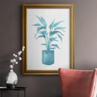 Red Barrel Studio Watercolor House Plant IV Premium Framed Canvas- Ready To Hang