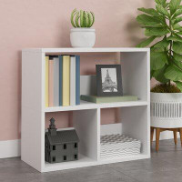 Way Basics Troika Eco 3-Shelf Storage Bookcase, White