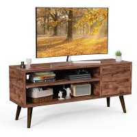 George Oliver Retro TV Stand with Storage Cabinet for TVs up to 55 inch, TV Stand And TV Console