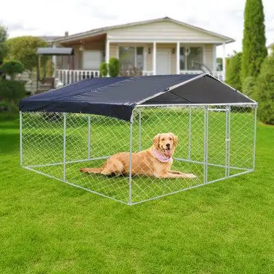 Multipurpose Functionality: Beyond its primary function as a dog kennel this versatile enclosure can...