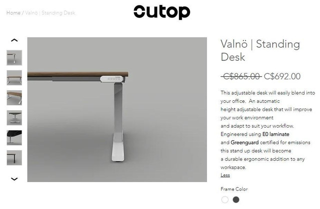 Outopdesign Standing Desk-Brand New-Huge Collection-Ufficio Furniture-Call us! in Desks in Toronto (GTA) - Image 3