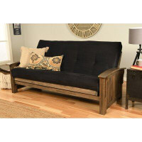 The Twillery Co. Stratford Full 83" Wide Futon and Mattress