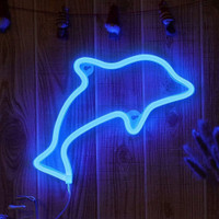 NEW DOLPHIN NEON SIGN LED WALL ART NL16