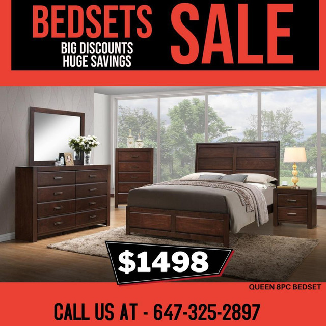 Wooden Bedroom Set on Sale !! Huge Sale !! dans Lits et matelas  à Région d’Oakville/Halton