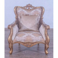 European Furniture Cleopatra Chair Antique Brown